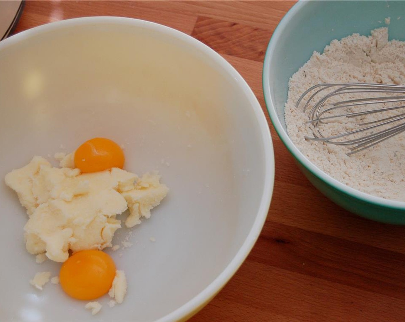 step 3 Combine All-Purpose Flour (1 1/2 cups) and Salt (1 tsp).