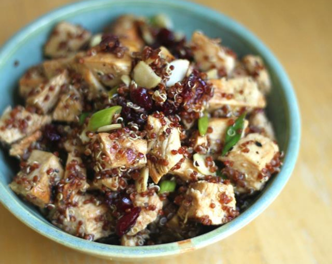 Quinoa-Cranberry Grilled Chicken Salad