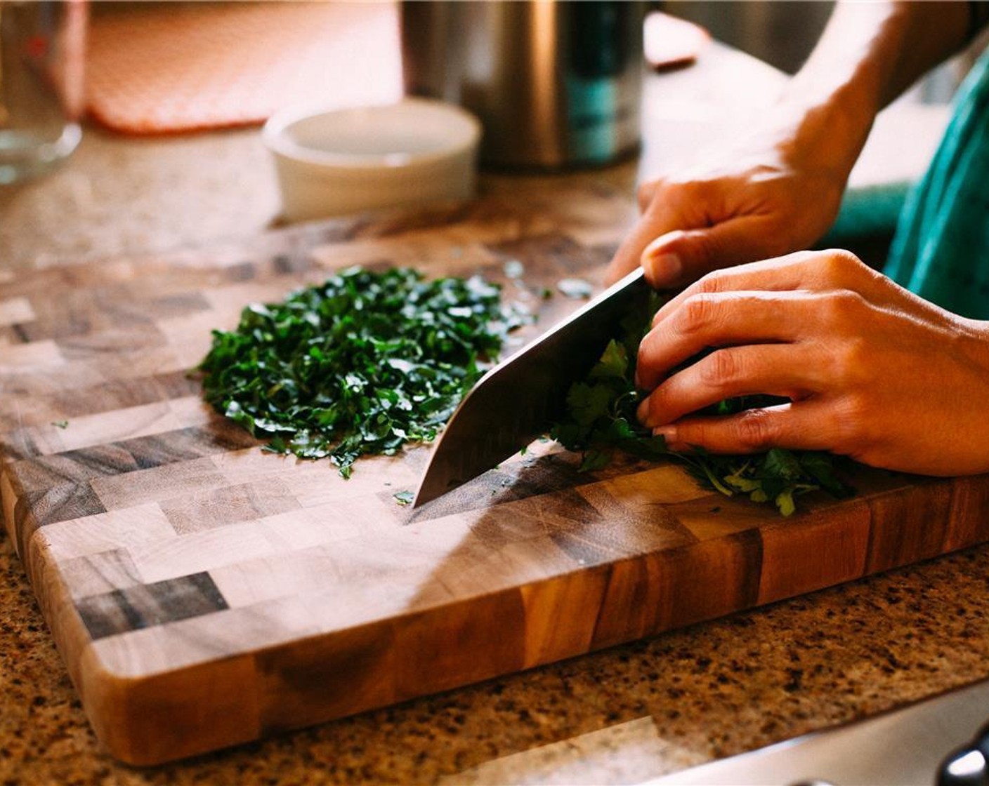 step 1 Finely chop the Fresh Parsley (2 cups).