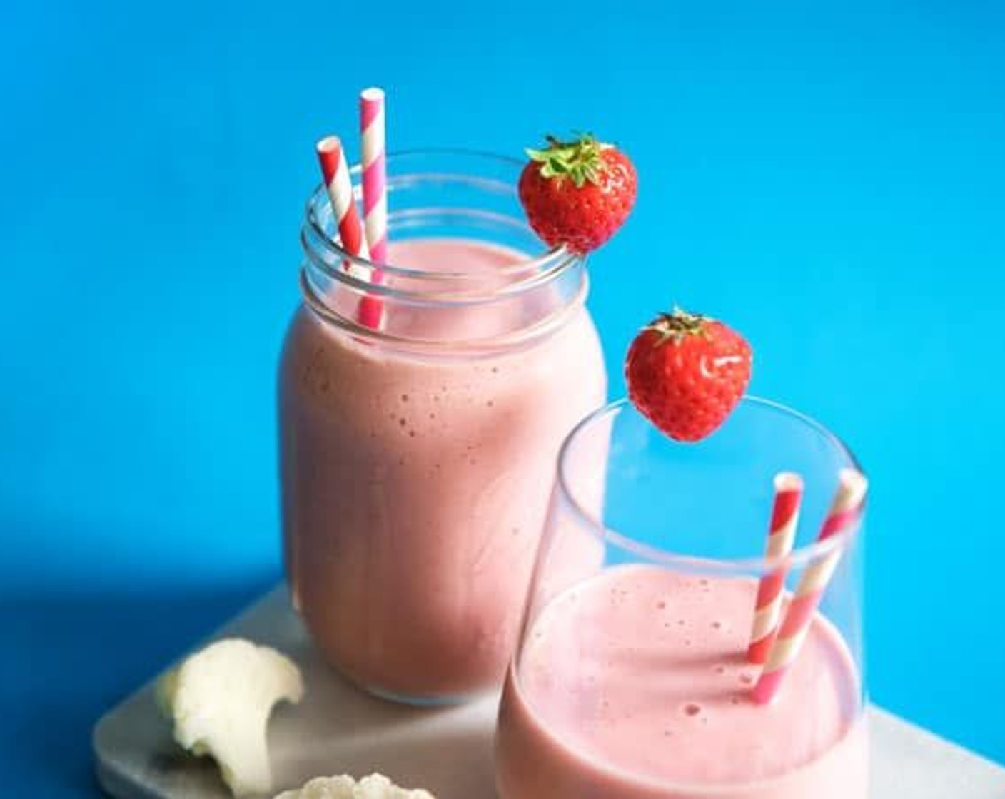 Hidden Cauliflower Strawberry Banana Smoothie