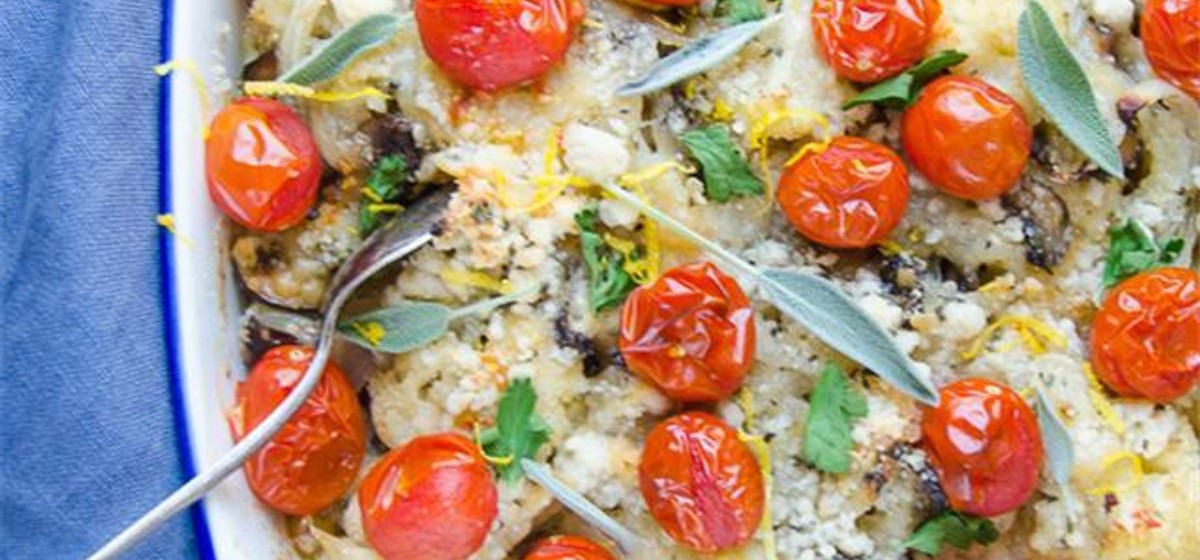 Cauliflower and Mushroom Gratin Recipe | SideChef