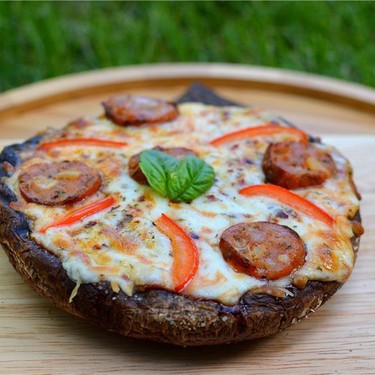 Grilled Portobello Mushroom Pizza Recipe | SideChef