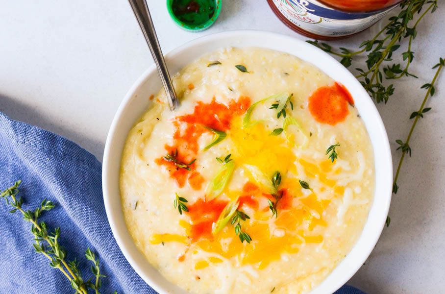 Roasted Garlic Cheese Grits Recipe SideChef