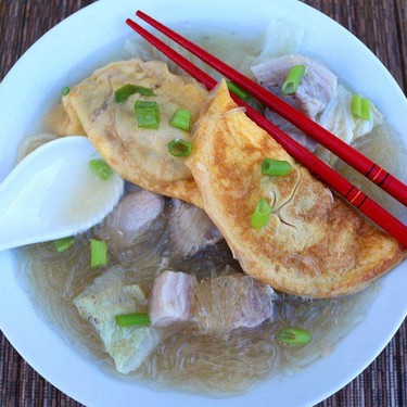 Chinese New Year Egg Dumpling Soup Recipe | SideChef