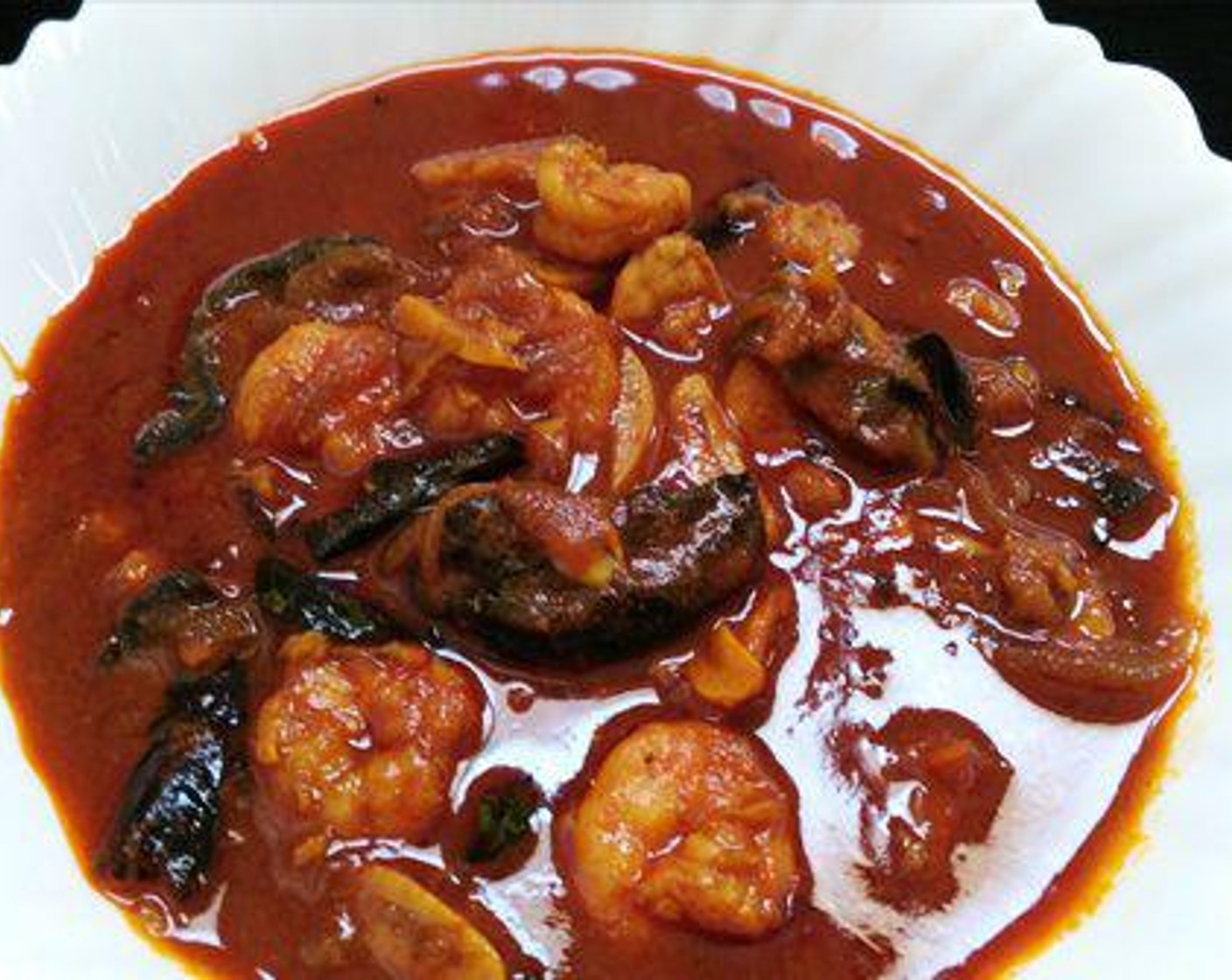 Prawns In Spicy Red Chilly Gravy