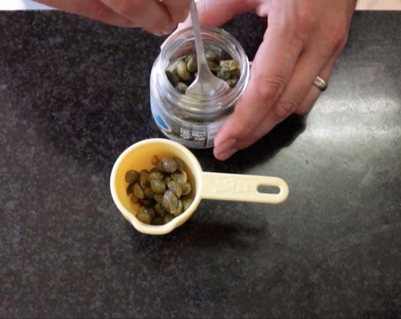 step 5 Reserve the Capers (1/4 cup).