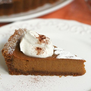 Pumpkin Tart with Cookie Butter Crust Recipe | SideChef