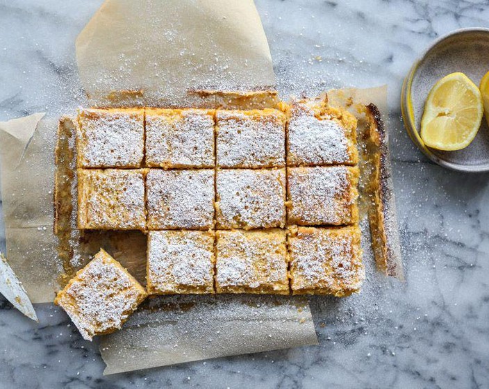 Paleo Lemon Bars with Almond Flour Crust Recipe SideChef