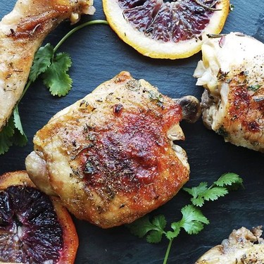 One Pan Herb & Citrus Roast Chicken Recipe | SideChef