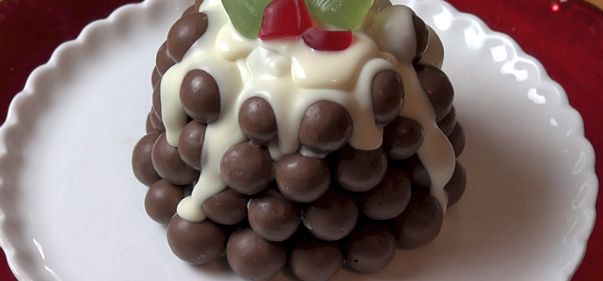 No Bake Chocolate Christmas Pudding Recipe | SideChef