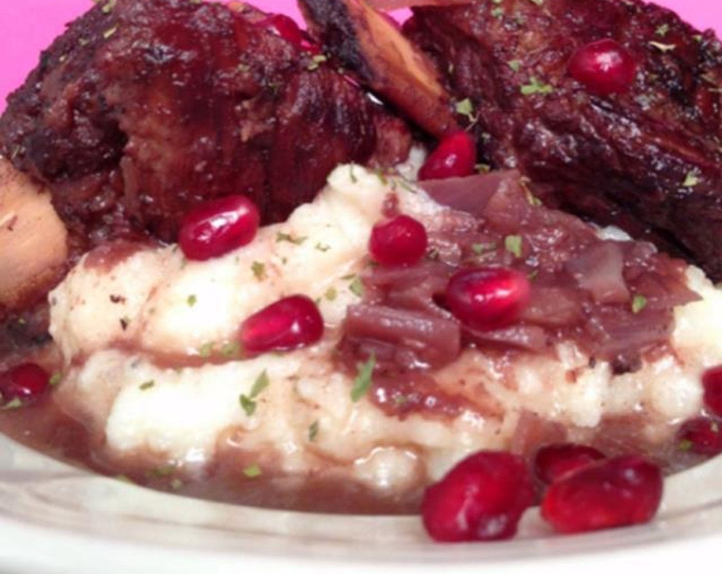 Pomegranate Braised Short Ribs