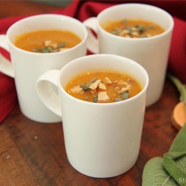 Sweet Potato and Apple Soup Recipe | SideChef