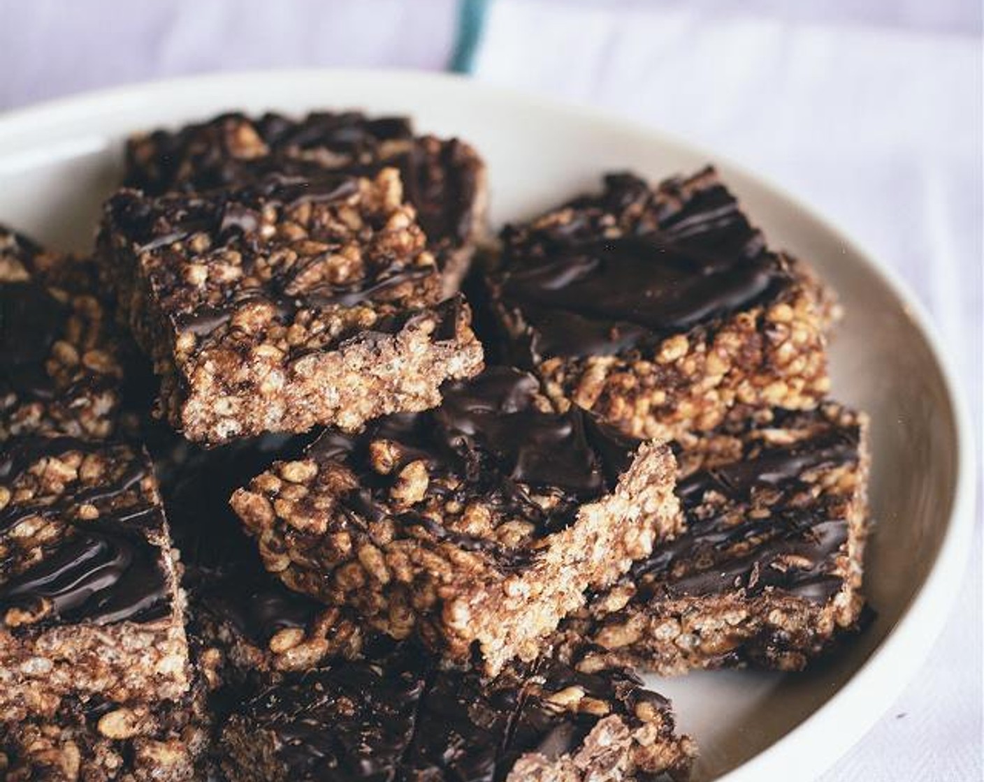 Healthier Peanut Butter Chocolate Rice Krispies