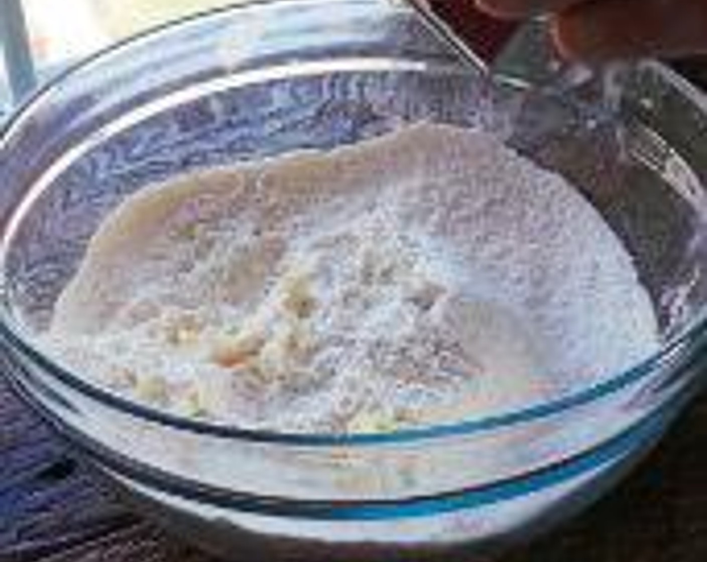 step 2 Sift together the All-Purpose Flour (250 g), Baking Powder (1 Tbsp), Pumpkin Pie Spice (1 tsp), Salt (1/2 tsp), and Granulated Sugar (4 Tbsp).