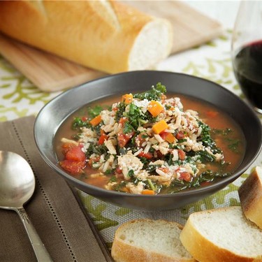 Turkey and Kale Soup with Brown Rice Recipe | SideChef