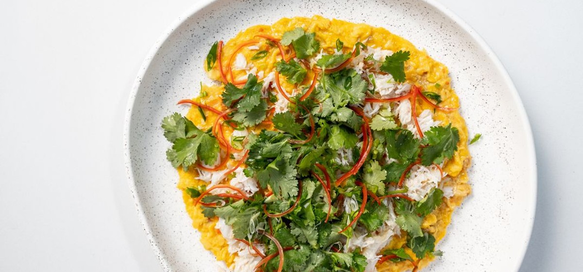 Open Crab Omelette Recipe | SideChef