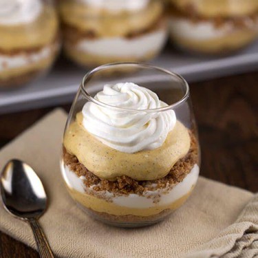 No Bake Pumpkin Cheesecake Cups Recipe | SideChef