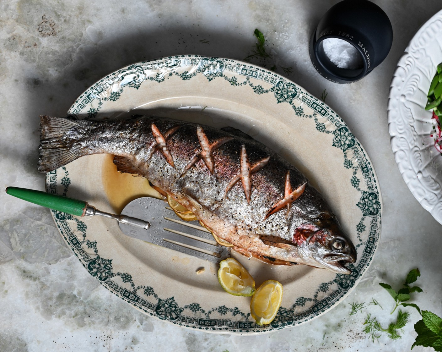 Roasted Trout with Potatoes