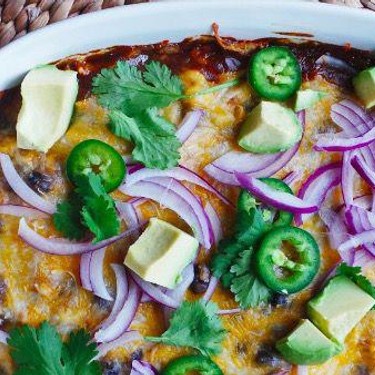 Cheesy Chicken Enchilada Casserole Recipe | SideChef