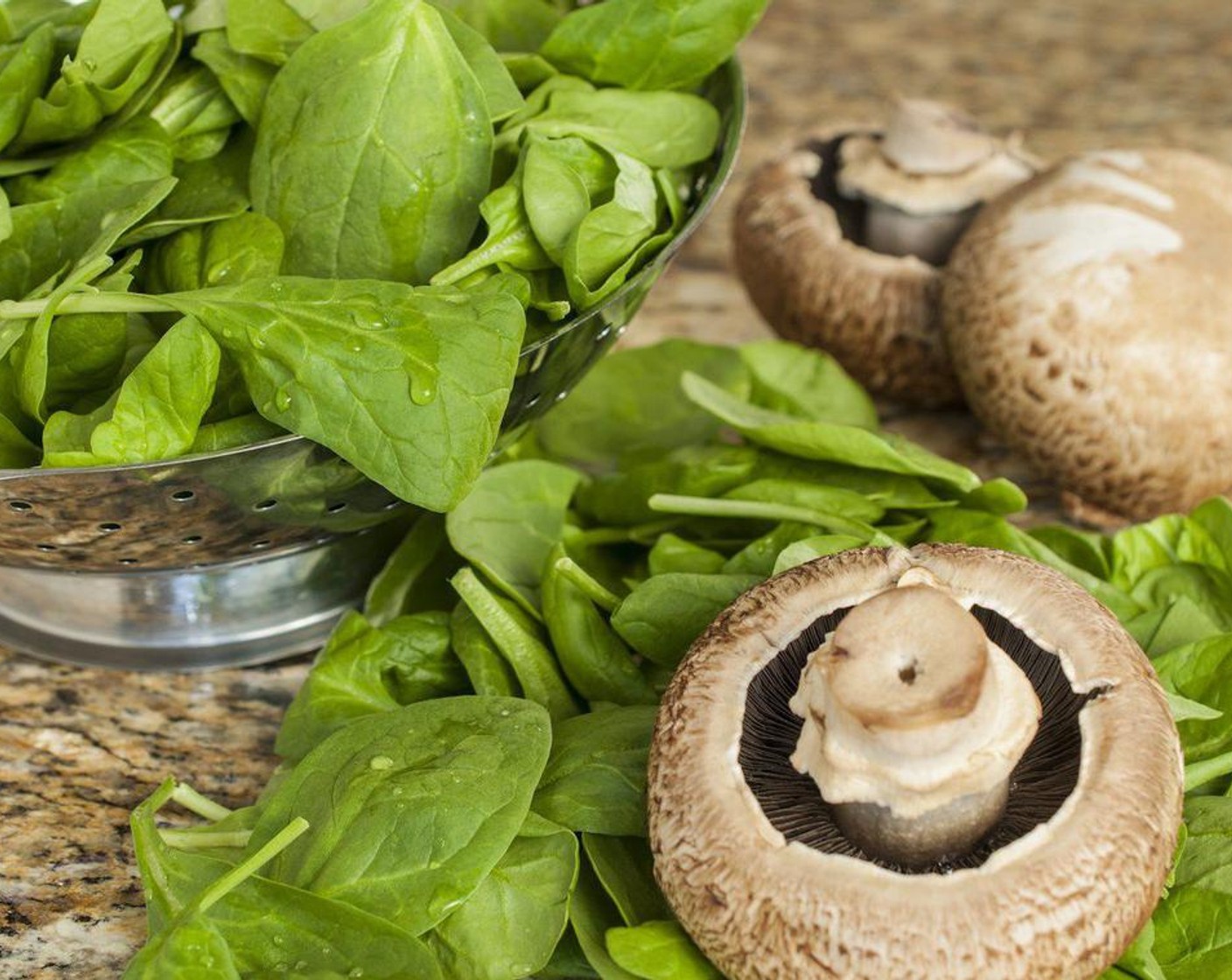 step 2 Heat a large skillet over medium heat and add Olive Oil (2 Tbsp). Sauté White Onion (1/2 cup) for 2-3 minutes. Add Garlic (3 cloves) and continue to cook for another minute. Add Fresh Spinach (6 oz) all at once and cook, stirring occasionally until spinach has completely wilted. Allow to cool slightly before proceeding.