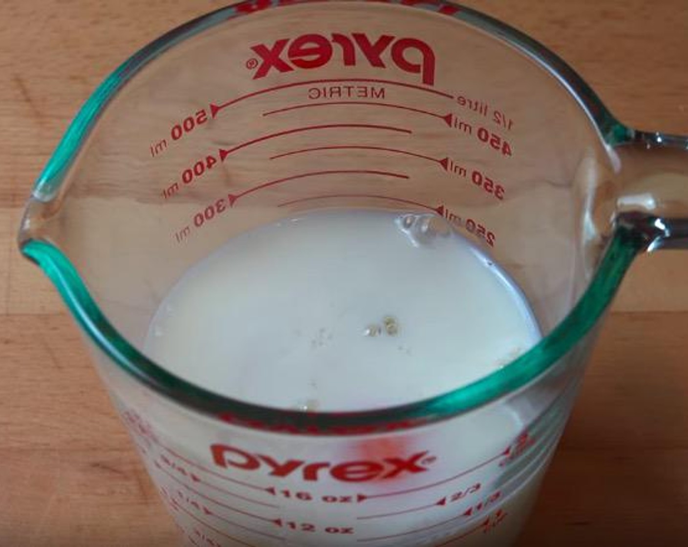 step 3 In a small jug, add Milk (1/2 cup) and Eggland's Best Classic Eggs (2). Beat with a fork until smooth.