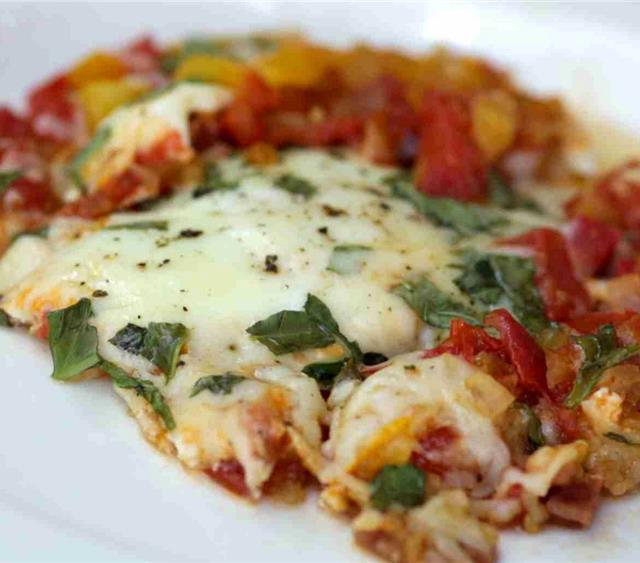 Tuscan Tomato Egg Skillet Recipe SideChef