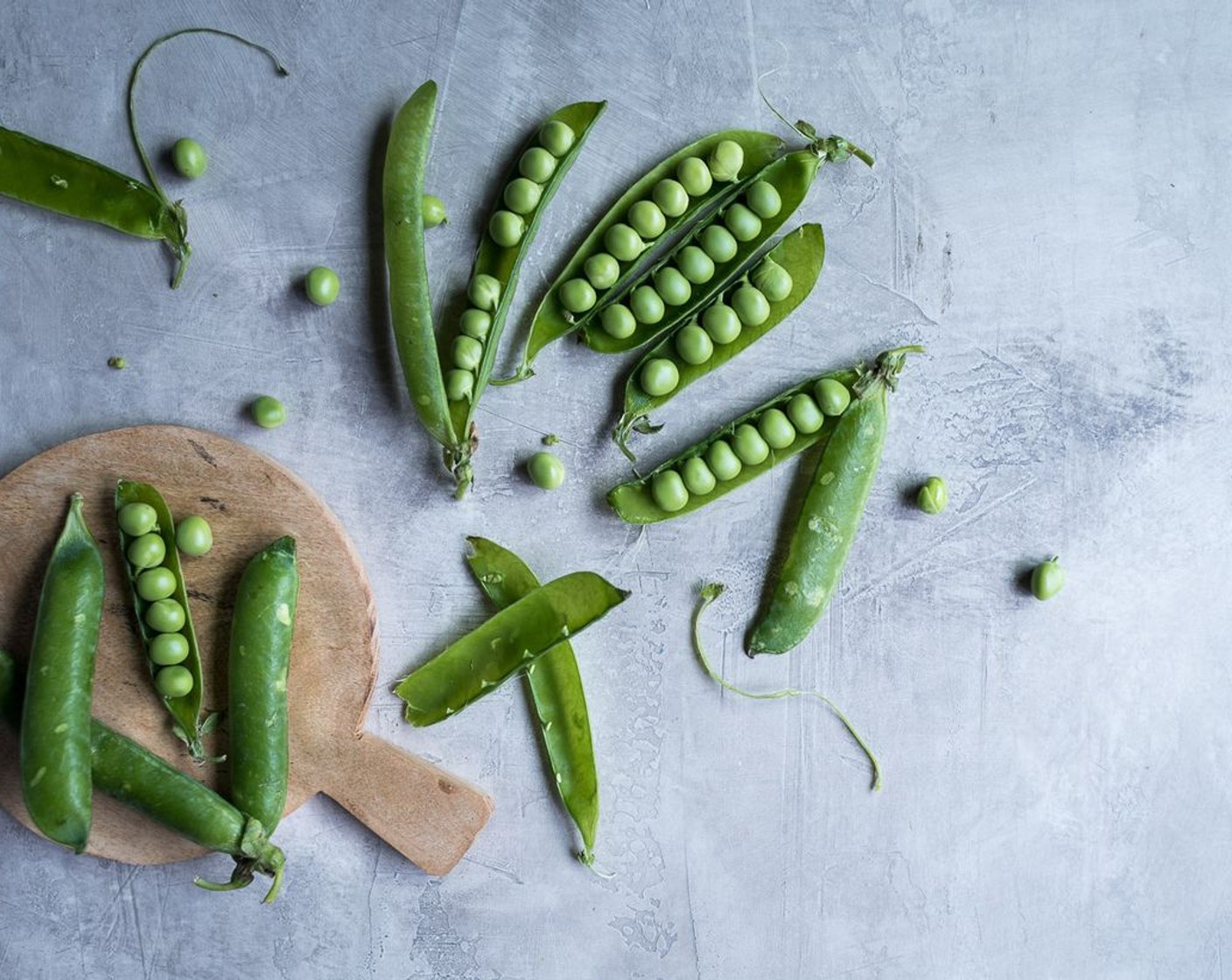 step 2 Begin by blanching the Green Peas (3 cups) in boiling water for 2 minutes and then moving to them to an ice bath to chill & remove the peas from the water once chilled.