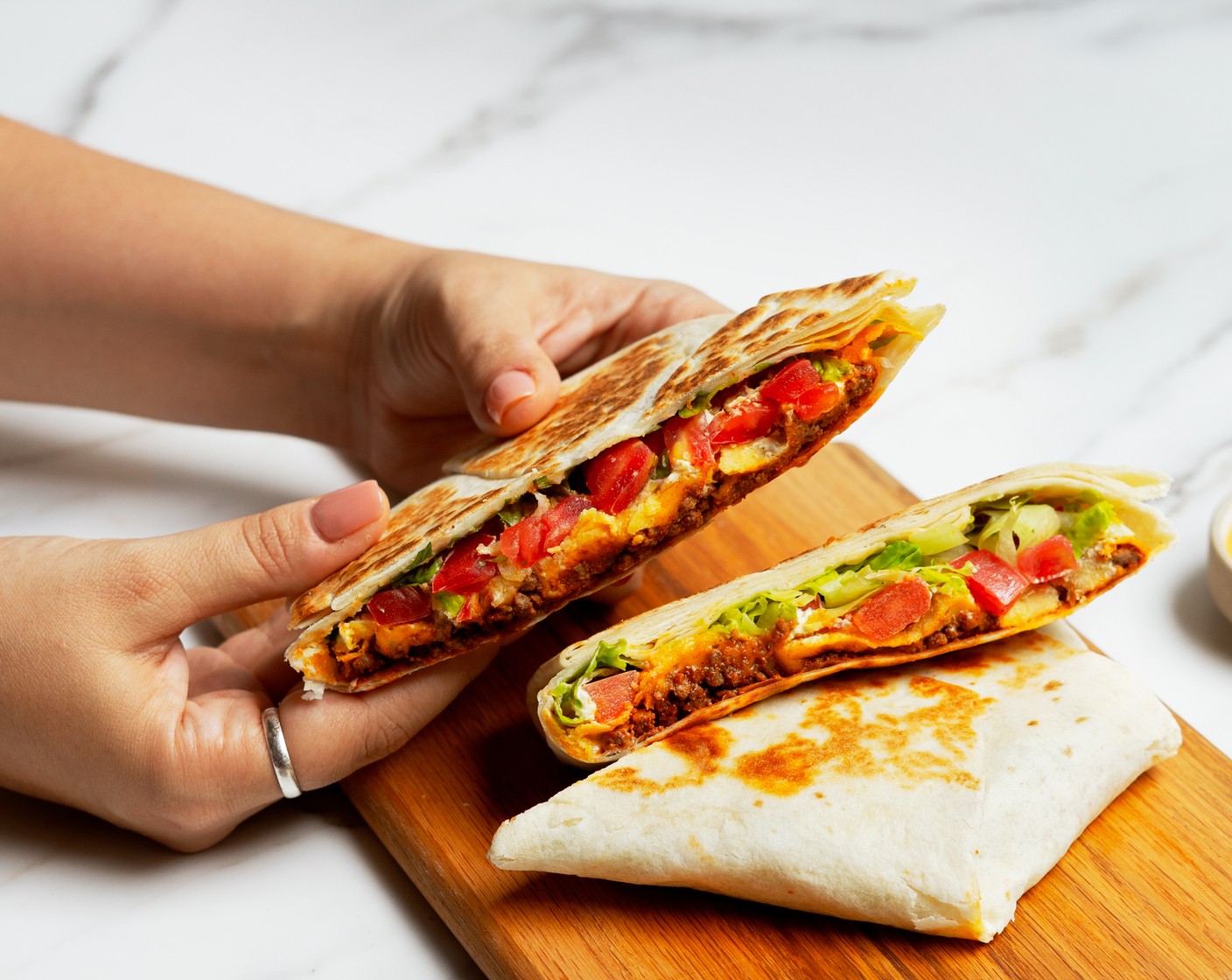 Homestyle Taco Bell Crunchwrap Supreme