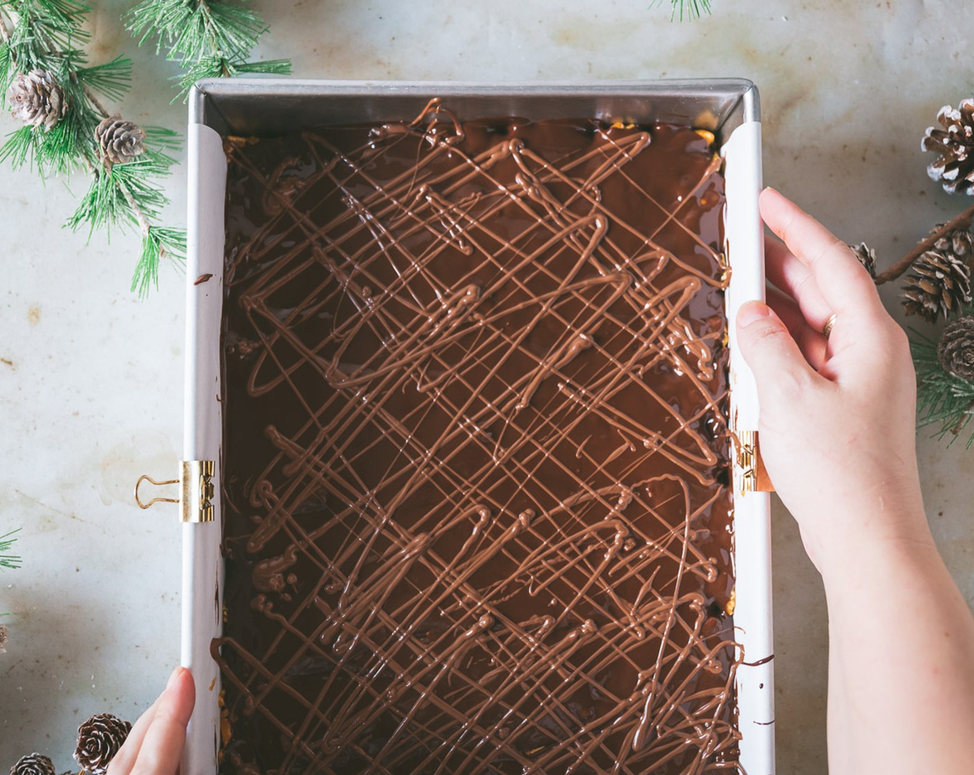 step 7 Transfer the bars to the fridge and chill 1 hour, until set. Top with Sea Salt (to taste), if desired.