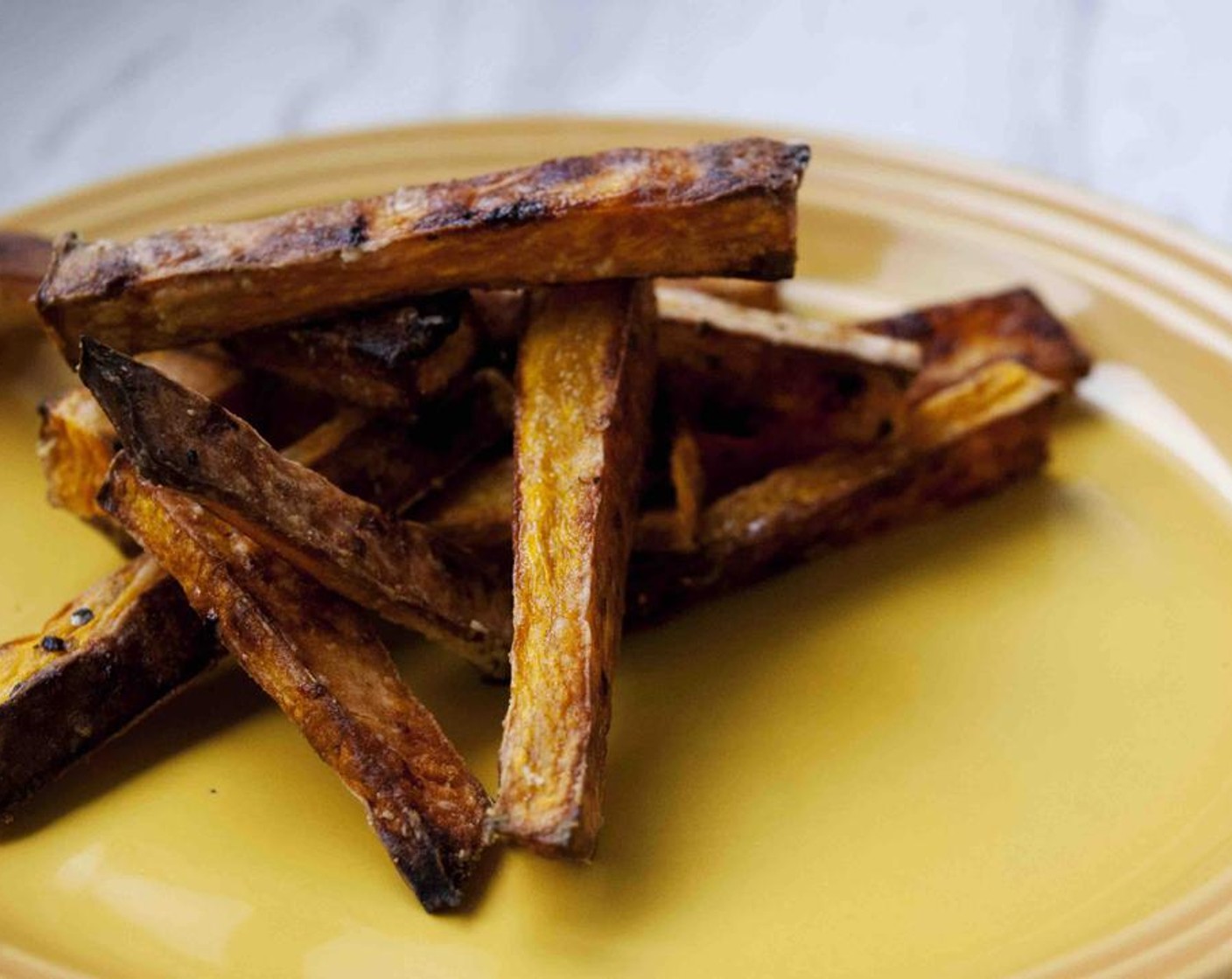 step 5 Toss the pumpkin fries in Extra-Virgin Olive Oil (1 Tbsp) and bake them in the preheated oven for about 20-25 minutes until nice and crispy.