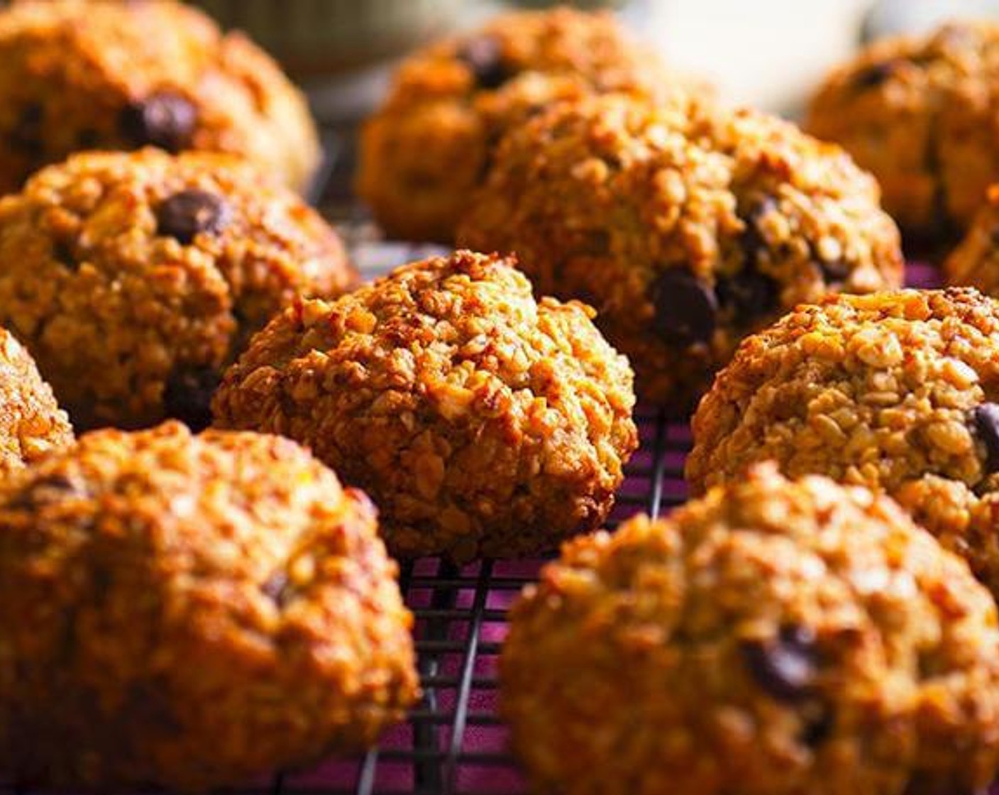 Banana and Oat Cookies with Chocolate Chips