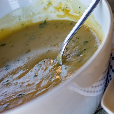Turkey Gravy from Pan Drippings Recipe | SideChef