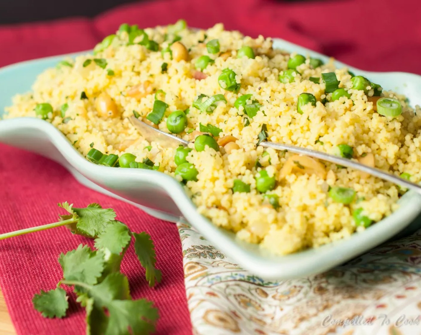 Couscous with Peas and Peanuts