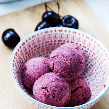No-Churn Cherry Nice Cream Recipe | SideChef