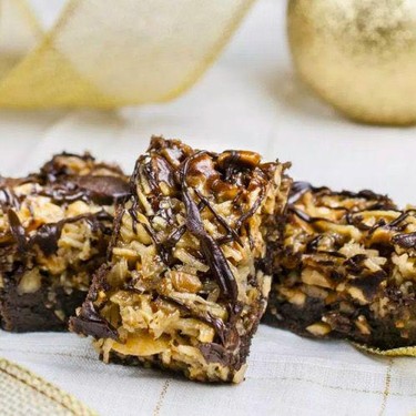 Chocolate Coconut Nut Bars Recipe | SideChef