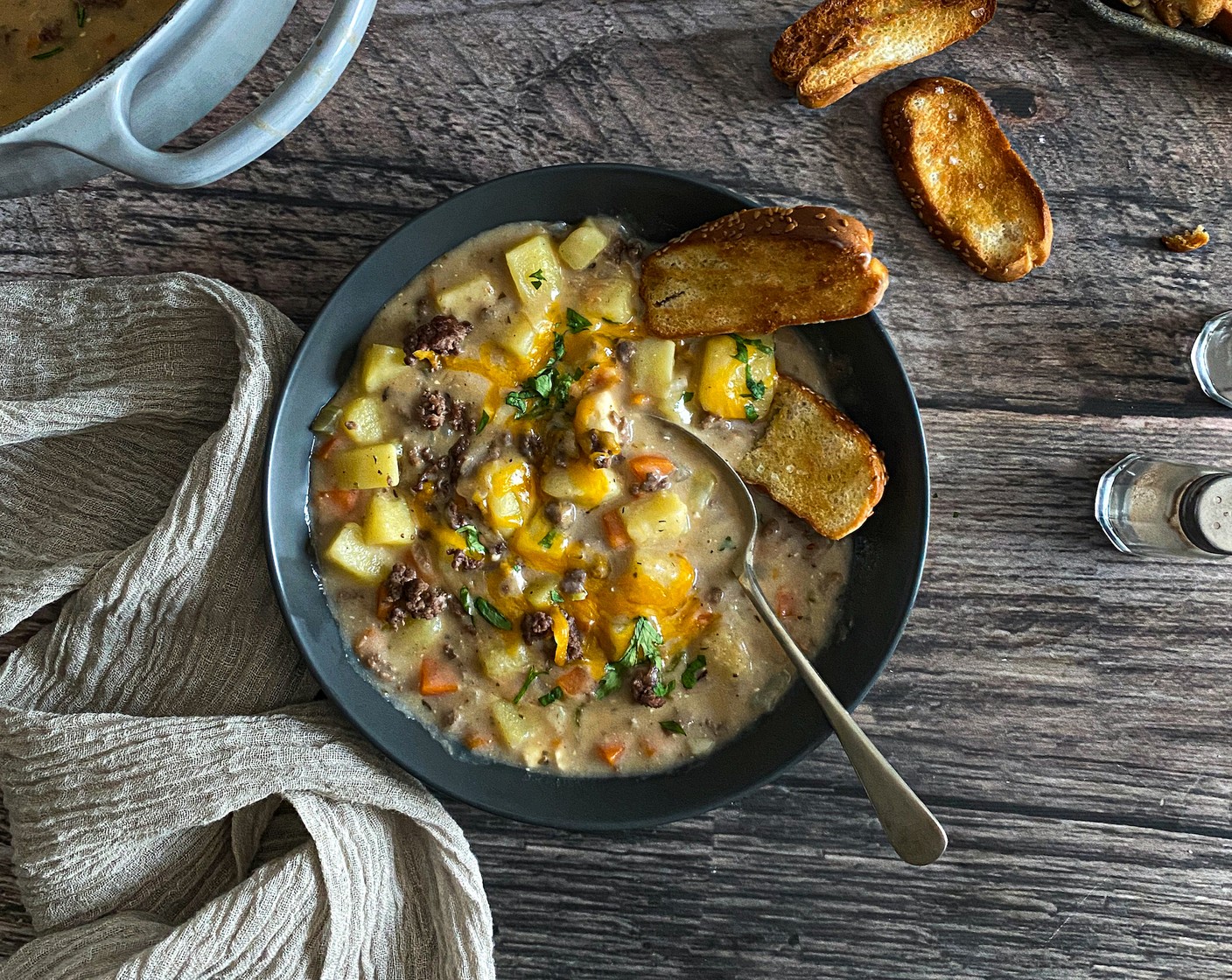 Cheeseburger Chowder