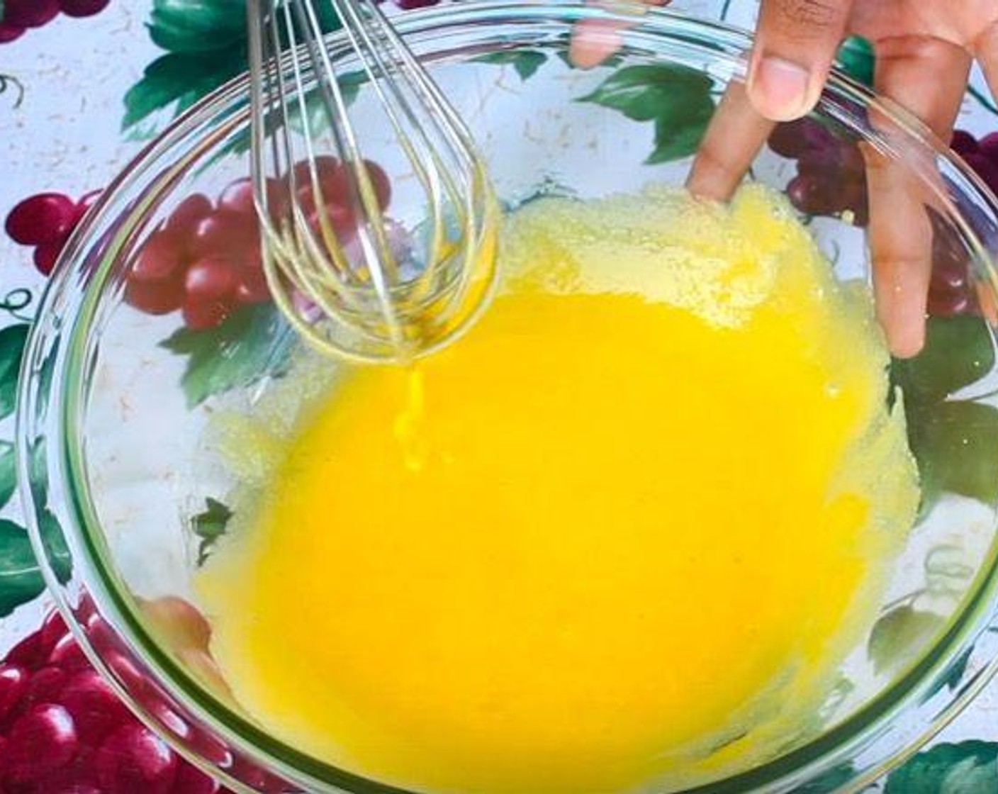 step 2 In a mixing bowl, add Eggland's Best Classic Eggs (6) and Caster Sugar (1/2 cup). Whisk together.