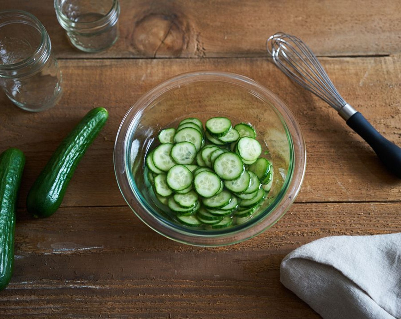 step 3 Allow to sit at room temperature for at least 15 minutes. You can squeeze the cucumbers gently with your hands to speed up the pickling process. Pickles can be stored in the fridge for up to two months.