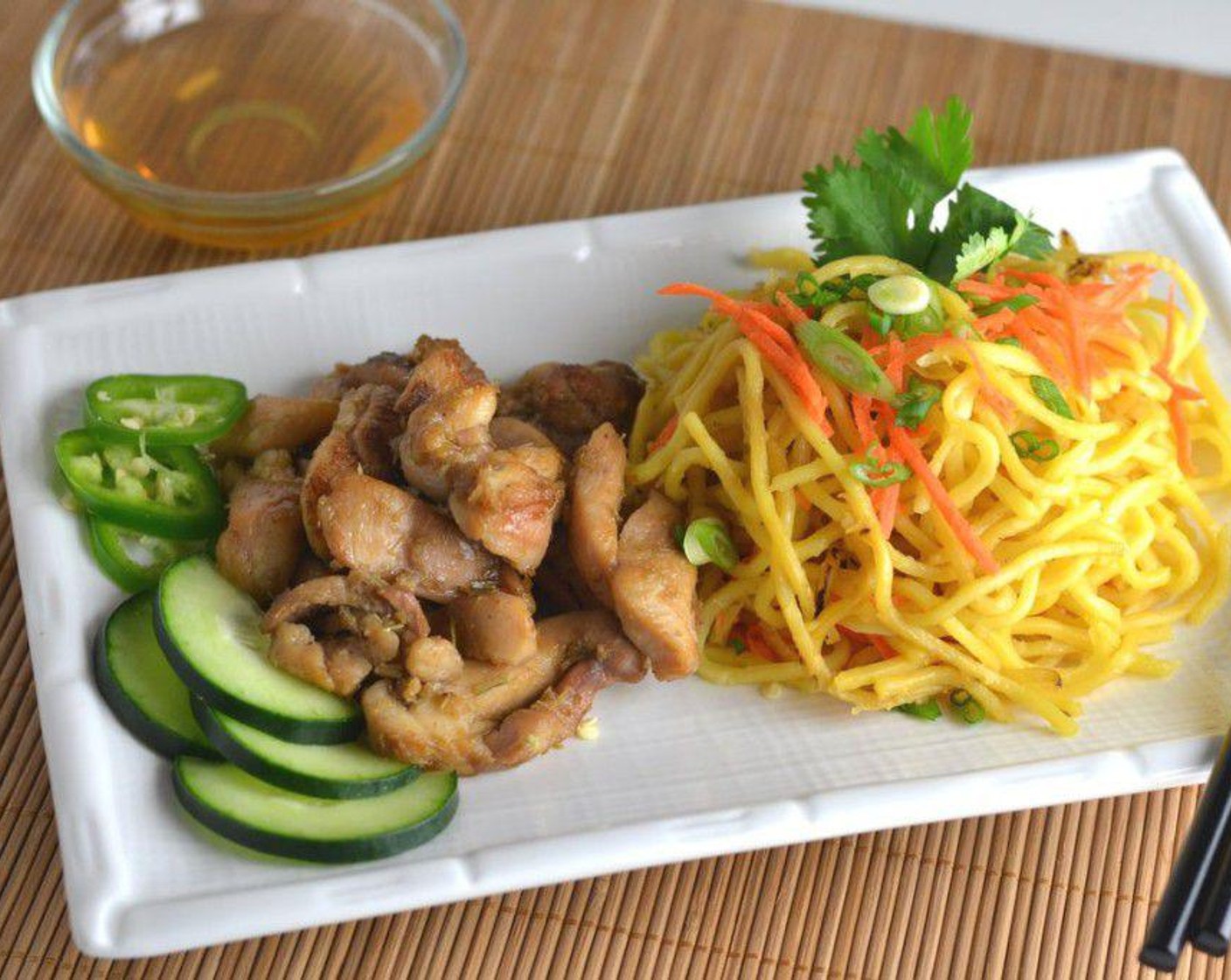 Lemongrass Chicken with Yakisoba Noodles