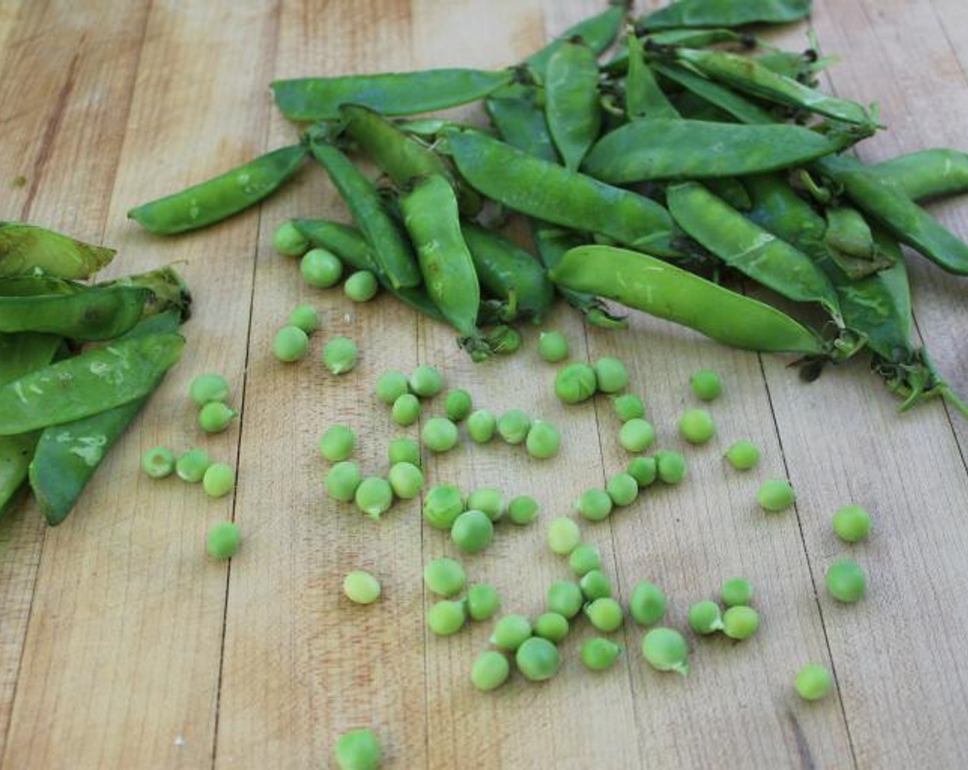 step 4 When the farro is cooked, drain and add to the bowl with the dressing. Add the Shelled Fresh Peas (1/2 cup), asparagus, and Fresh Mint (2 Tbsp), and toss to combine.