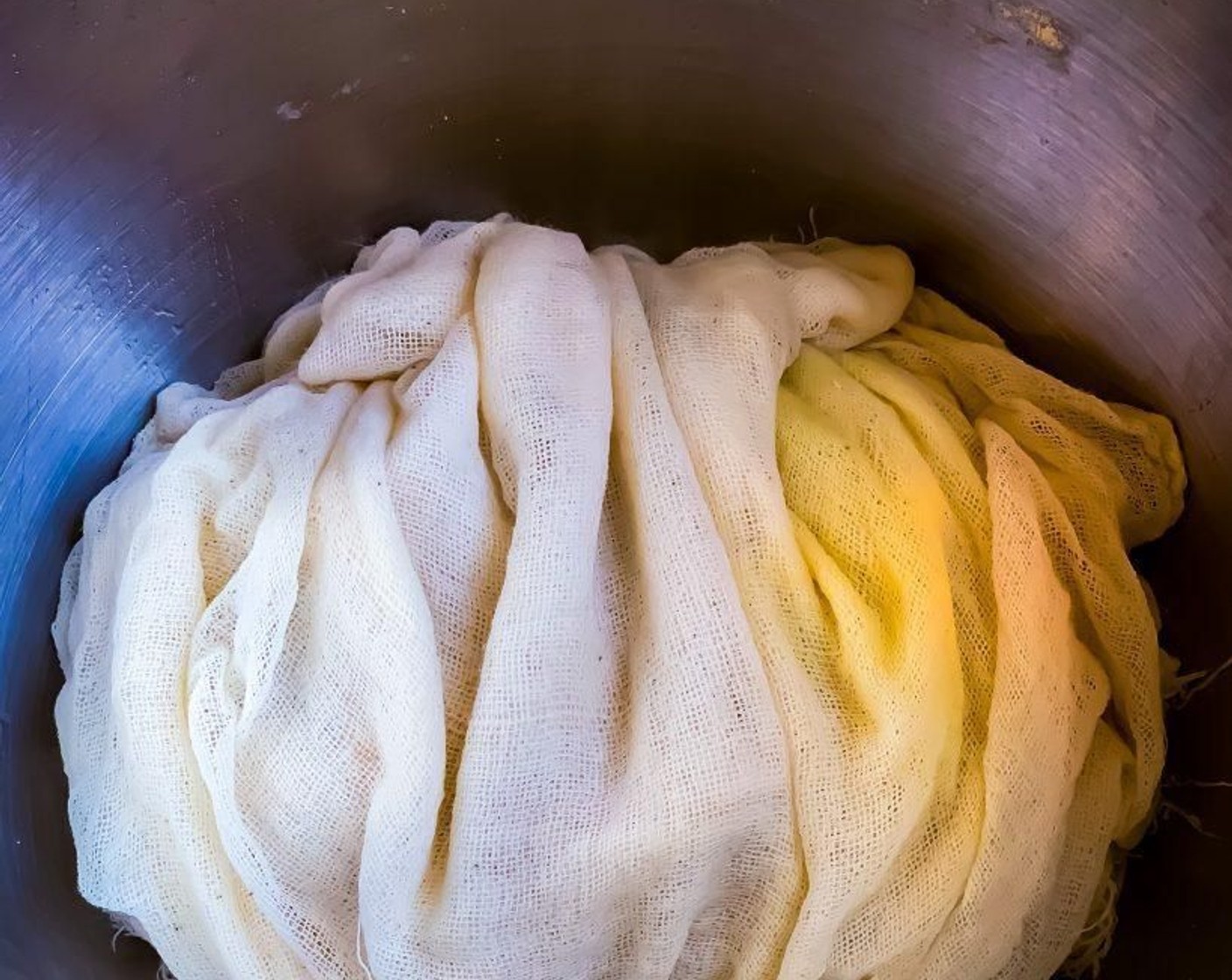 step 6 Cover the dough with a moist cheesecloth/kitchen towel and let it rest until you are done making the filling (I usually soak a cheese cloth in water and then squeeze out all the water and cover the dough with that). While the dough is resting, let’s move on to preparing the filling.