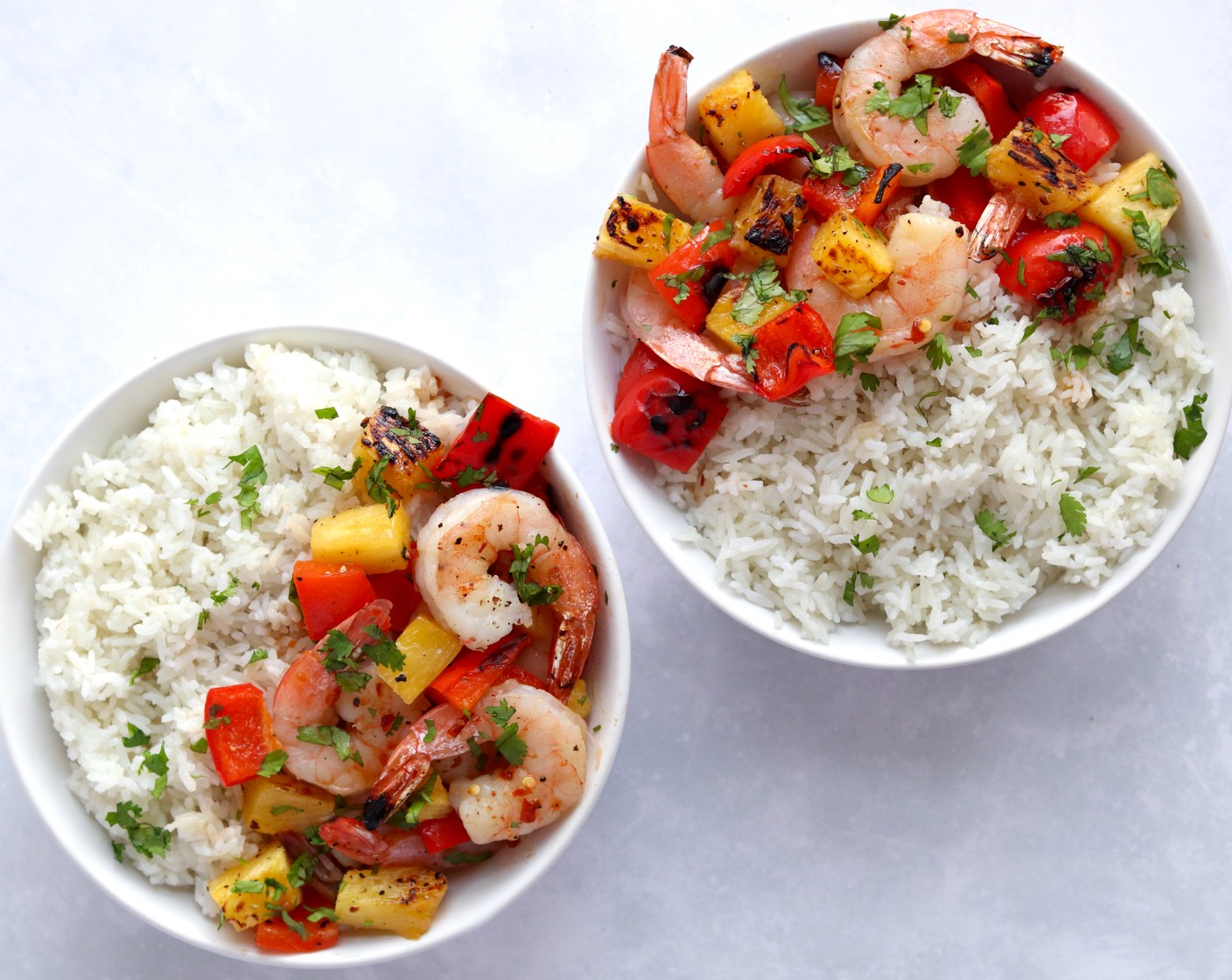 Sheet Pan Pineapple Shrimp