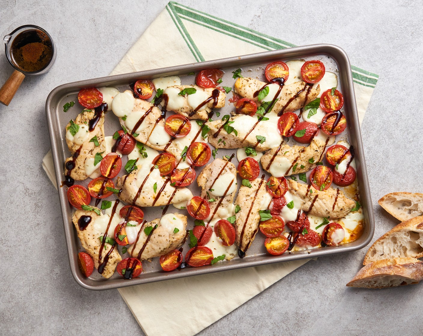 Sheet Pan Chicken Caprese