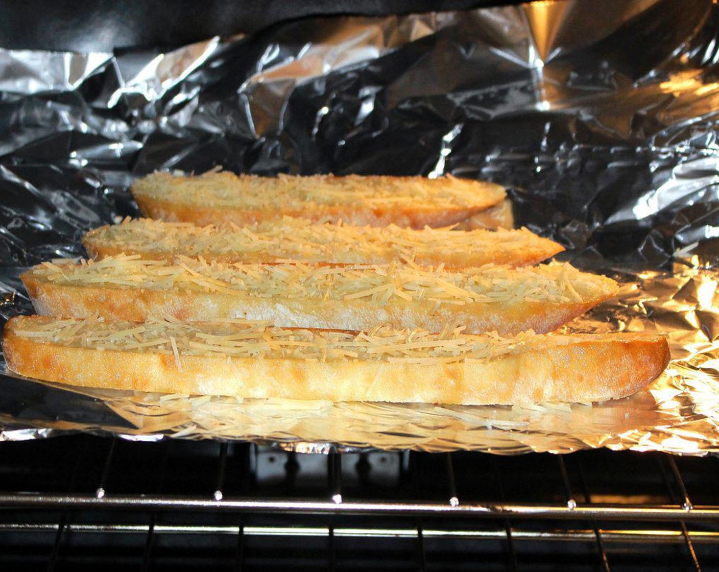 step 4 Toast the Garlic and Cheese Focaccia until bread is toasted and cheese is melted.