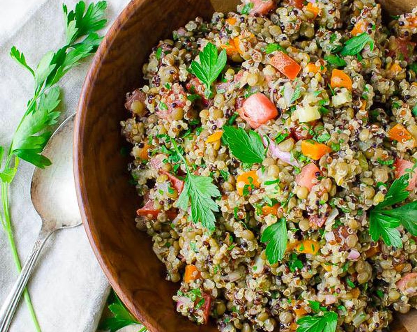 Tangy Lentils and Quinoa