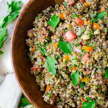 Tangy Lentils and Quinoa Recipe | SideChef