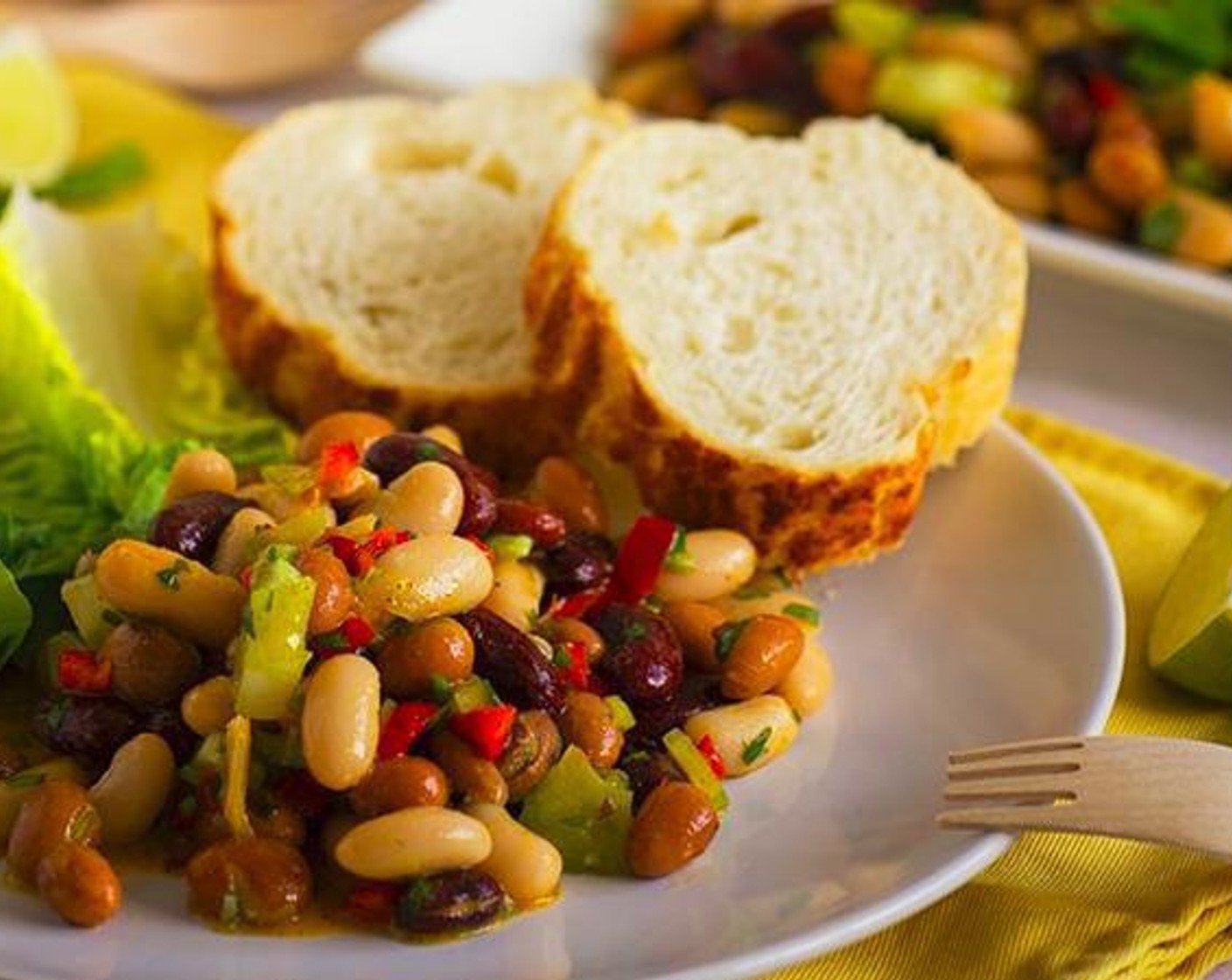 Spicy Sweet Three Bean Salad