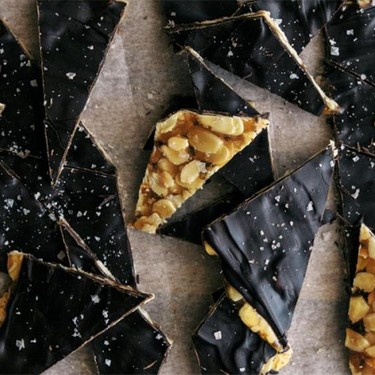 Salted Honey & Almond Toffee with Dark Chocolate Recipe | SideChef