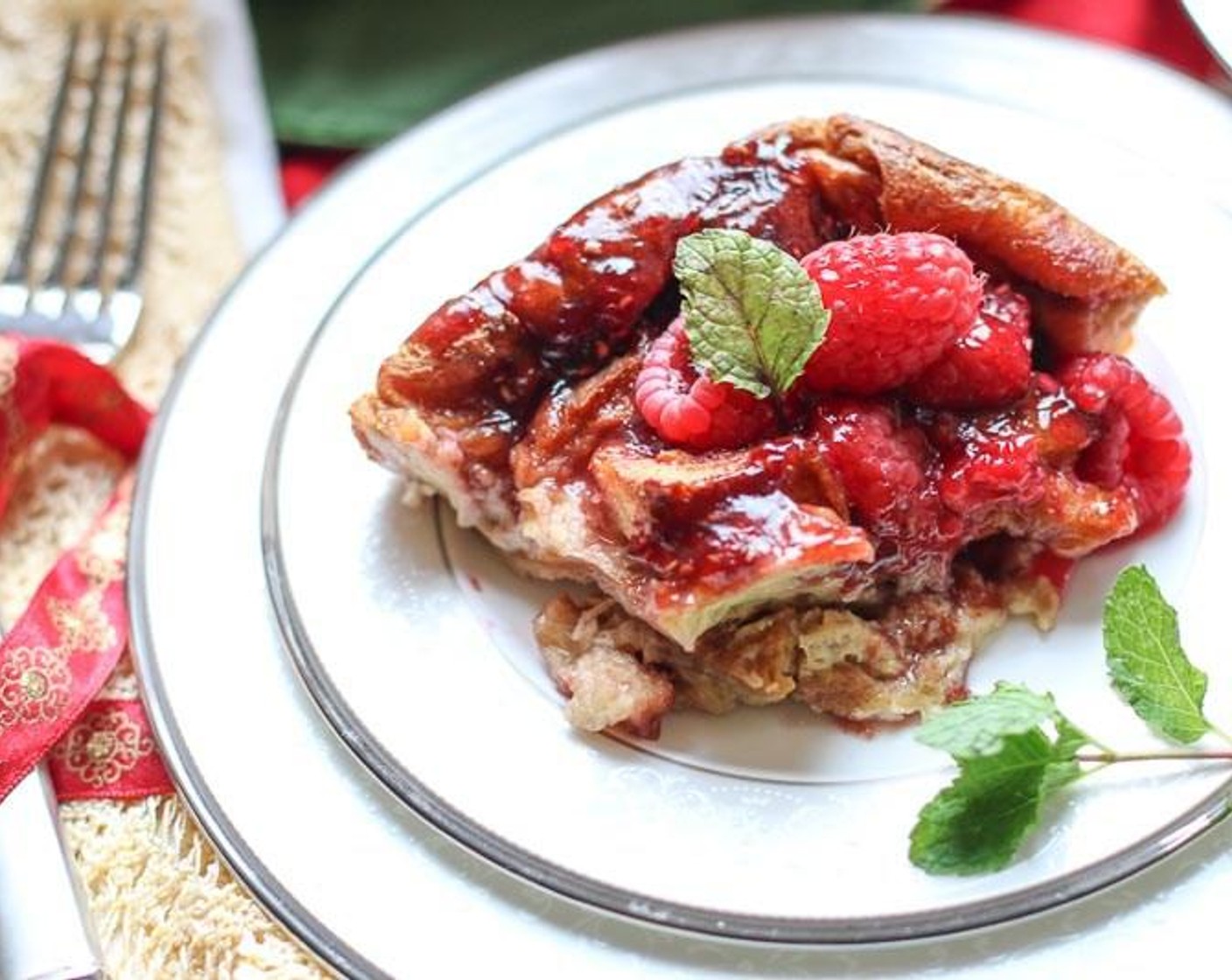 Make Ahead Raspberry French Toast