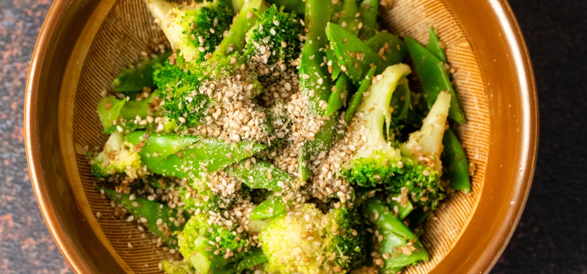 Goma-ae (Green Veggies with Aromatic Toasted Sesame) Recipe | SideChef
